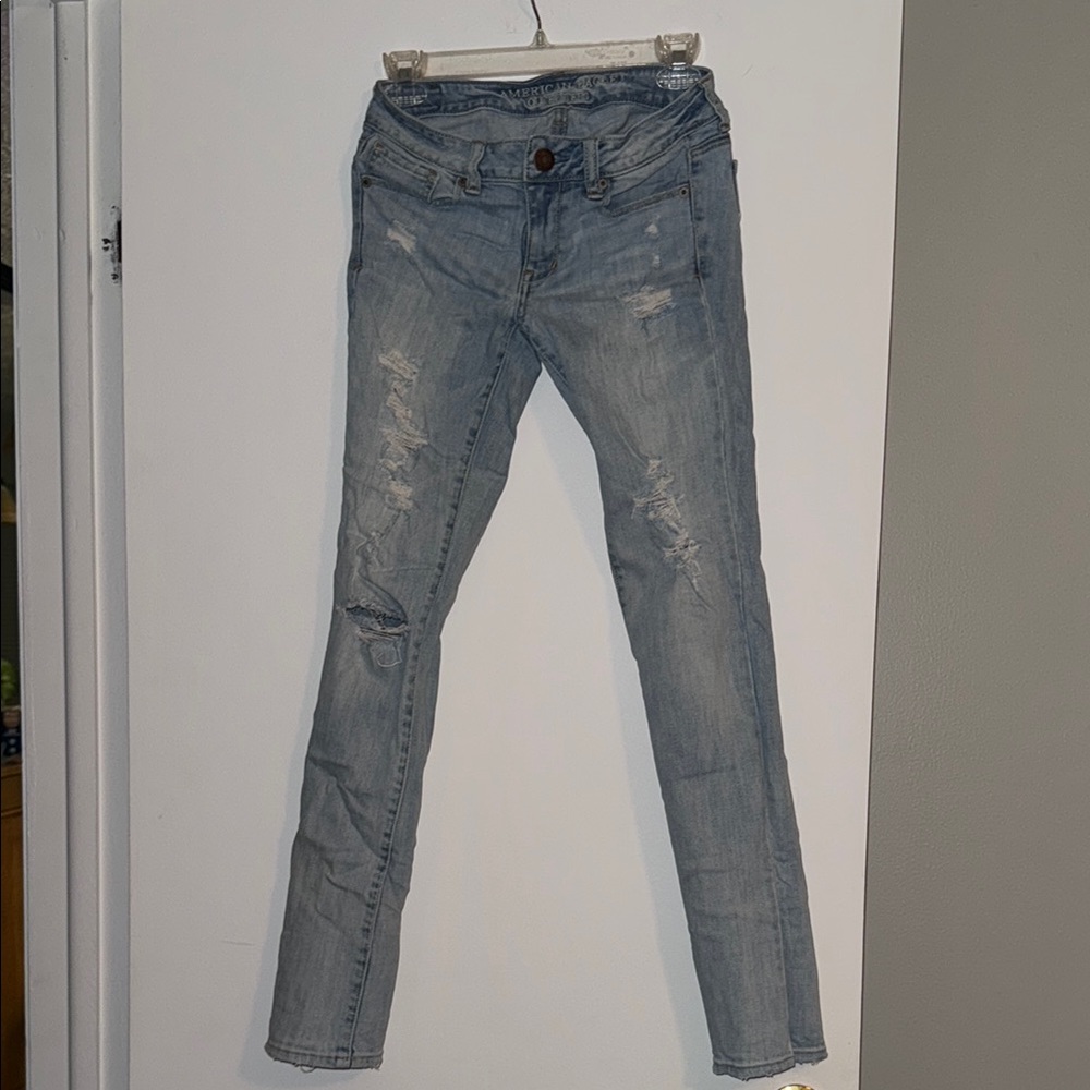 American Eagle Outfitters Women's Light Wash Jeans